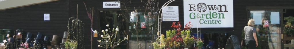 About Rowan Garden Centre header graphic